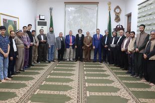 السفير حزوري يزور الطريقة العليا القادرية الباقلانية " التكية الباقلانية "