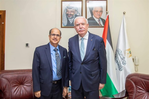 الوزير د. المالكي يستقبل وكيل وزارة الشؤون الخارجية الهندية