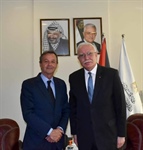 المالكي يستقبل مدير حملة روما اكسبو 2030 خلال زيارته لدولة ⁧‫فلسطين‬⁩
