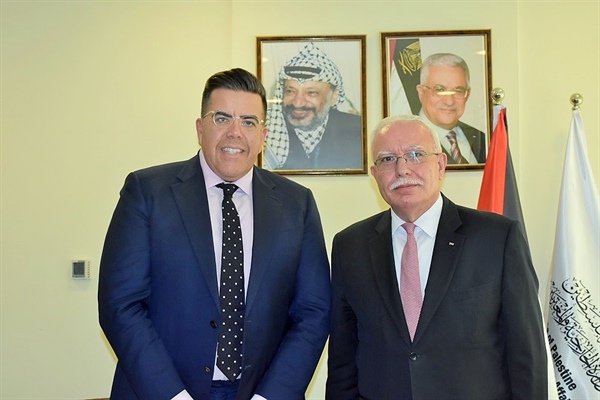لدى استقباله رئيس مجلس النواب الأسترالي.. الوزير المالكي يُطالب استراليا الاعتراف بدولة فلسطين