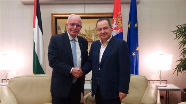 الوزير د.المالكي ونظيره الصربي يبحثان سبل عقد اللجنة الوزارية المشتركة