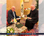 المالكي يطلع وزير خارجية الكرسي الرسولي على آخر التطورات في فلسطين