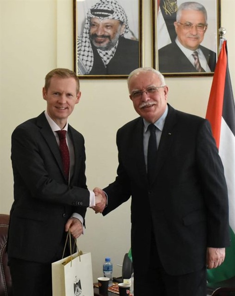الوزير د.المالكي يودع السفير الإيرلندي بُمناسبة انتهاء مهامه ‏