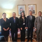 وفد من المعهد الدولي للعدالة وسيادة القانون يلتقي السفير حنانيا في مالطا لبحث سبل التعاون المشترك
