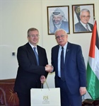 الوزيرد.المالكي يودع القنصل العام اليوناني المعتمد لدى دولة فلسطين