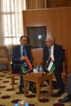 المالكي يبحث مع القائم بأعمال وزير الخارجية الليبي مستجدات الأوضاع في فلسطين