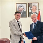 الوزير المالكي يستقبل ممثل الاتحاد الأوروبي الجديد لدى دولة فلسطين