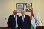 الوزير د. المالكي يلتقي سفير جمهورية جنوب افريقيا المعتمد لدى دولة فلسطين