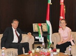 السفير الفاهوم يستقبل سفيرة فرنسا في تونس