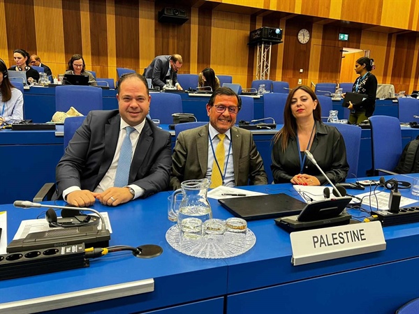 الخارجية والمغتربين// ترحب برفع عضوية دولة فلسطين في الوكالة الدولية للطاقة الذرية