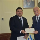 المالكي يتسلم نسخة من أوراق اعتماد سفير نيكاراغوا الجديد لدى دولة فلسطين
