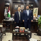 السفير الرفاعي يطلع القائم باعمال بعثة الاتحاد الاوروبي والسفير الباكستاني على اخر التطورات