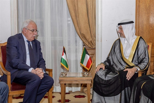 الوزير د.المالكي يطلع نظيره الكويتي على خطورة تطورات العدوان الإسرائيلي على قطاع غزة