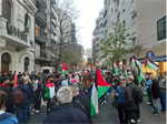وقفة تضامنية أمام السفارة الفلسطينية في الارجنتين للتنديد بالعدوان الوحشي على غزة