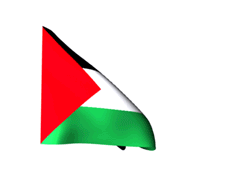 علم الاردن وفلسطين
